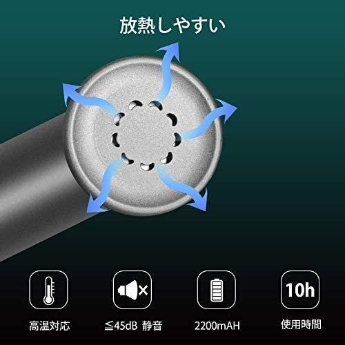 日本 A-TION 電動按摩槍 四段調整 八種替換頭 方便 攜帶 按摩器 附收納盒 母親節父親節送禮物【水貨碼頭】