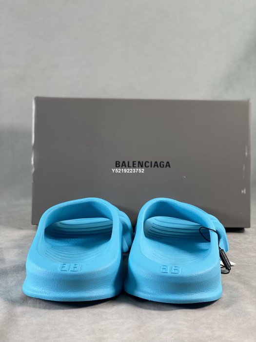 BALENCIAGA Mold Thong Sandals藍色沙灘涉水百搭簡約休鞋男女鞋