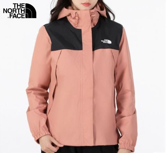 -滿3000免運-[雙和專賣店] The North Face 女 DV防水外套/5K2X/撞色經典款/玫瑰粉