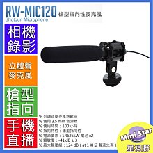 星視野 ROWA-JAPAN 槍型 指向性 麥克風 RW-120 RW-MIC120 高感度 攝影機 錄影 手機直播