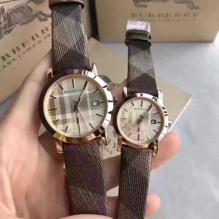 正品代購巴寶莉（Burberry）BU1874/1875手錶經典英倫休閑時尚情侶手錶男女錶極簡休閑英倫風男錶女錶