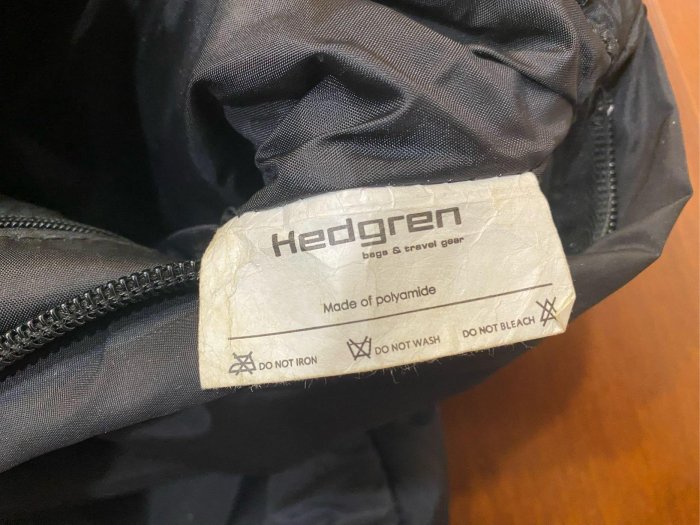 香港購入HEDGREN urban bags黑色薄輕便側背包
