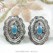 珍珠林~展示品出清特價~古典設計夾式大耳環#344+13