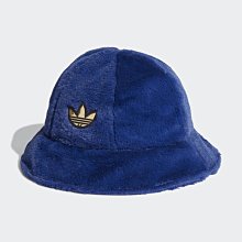 南◇2021 10月 Adidas Originals Logo 漁夫帽 H34560 寶藍 金屬 人造毛 休閒漁夫帽