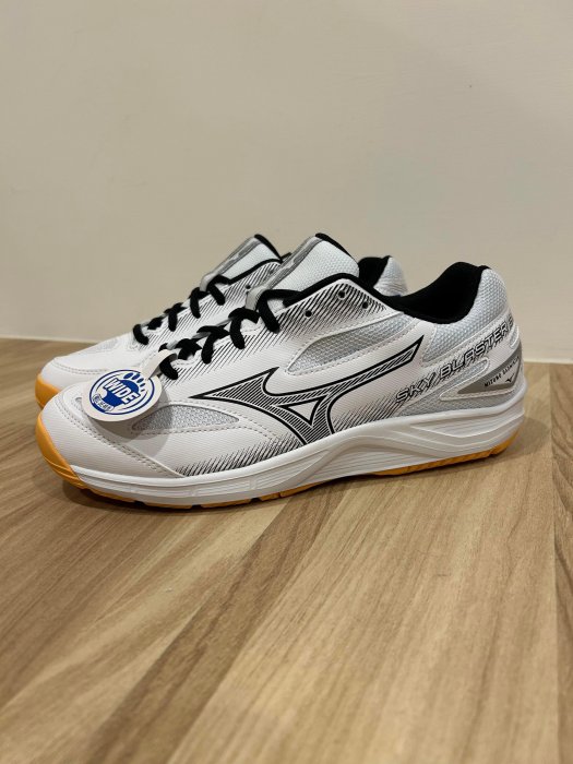 Mizuno Sky Blaster 3 美津濃 白色羽球網球鞋 寬楦 運動鞋 入門款 71GA234521