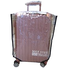 ~雪黛屋~ MAX-STELL 28吋行李箱防護套防水套雨衣套不黏箱高透明加厚防水PVC材質MGC6(特大)