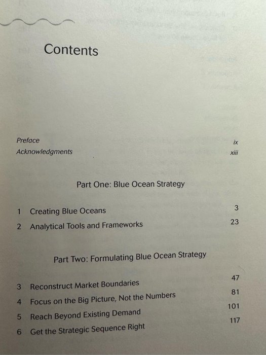Blue ocean strategy 藍海策略