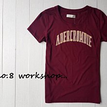 【A&F女生館】☆【Abercrombie龜裂感LOGO印圖短袖T恤】☆【AFG002C4】(XS)
