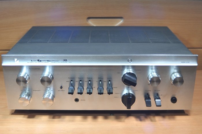 日本 LUXMAN LX38 真空管綜合擴大機 (二組PHONO)