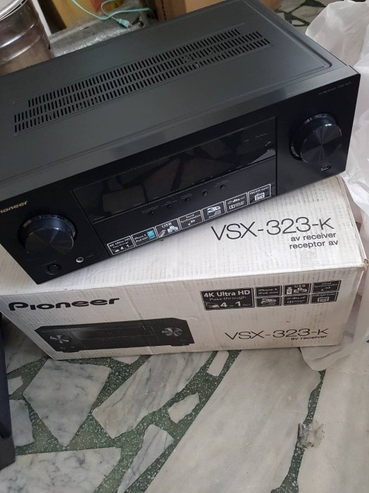 展示品保固七日Pioneer VSX-323-K 5.1聲道AV環繞擴大機 非vsx-329 vsx-523