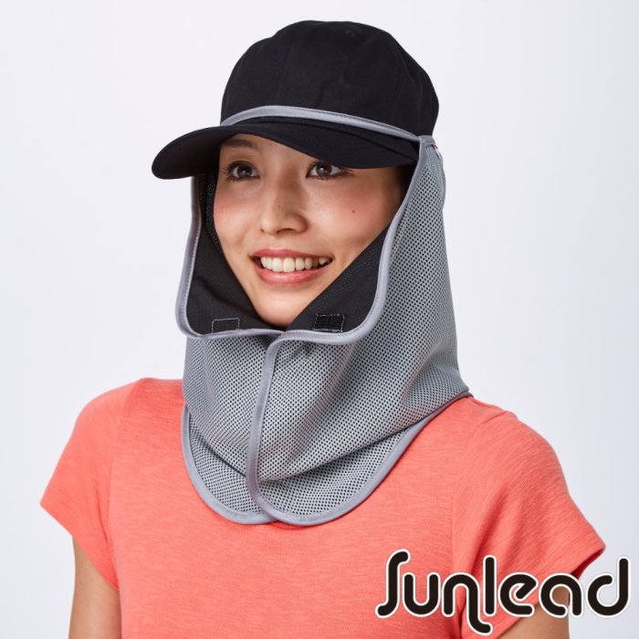 Sunlead 涼感透氣吸水速乾CoolPass防曬護頸/面罩 (銀灰色)