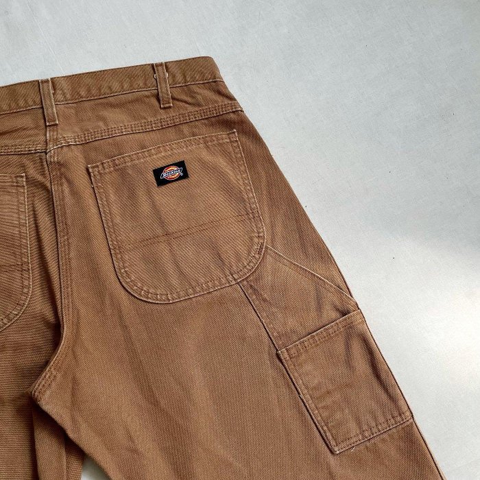 美國經典 Dickies 1939 Duck Carpenter Pants 純棉厚磅帆布畫家褲 工作褲 vintage