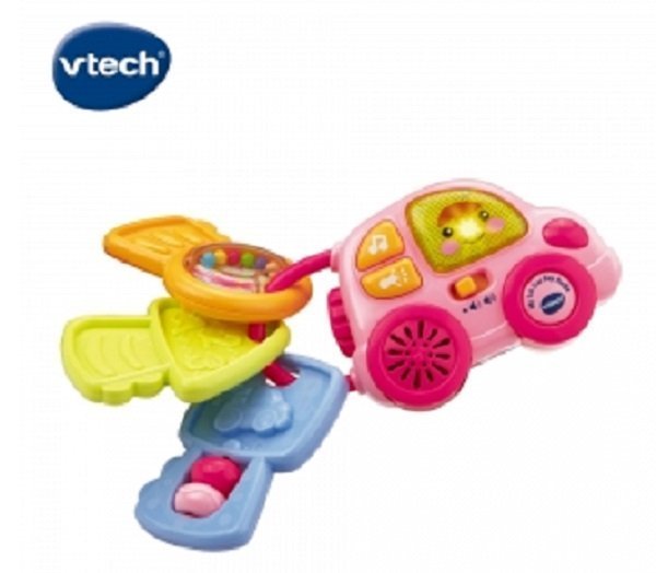 【子供の部屋】美國Vtech 聲光鑰匙小車 兒童 玩具 公司貨 2色可選