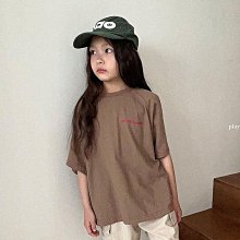 S~XL ♥上衣(棕色) MIGNON-2 24夏季 MGO240419-052『韓爸有衣正韓國童裝』~預購