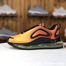 Nike Air Max 720 黑橘 氣墊 經典 休閒慢跑鞋 AO2924-800 男鞋