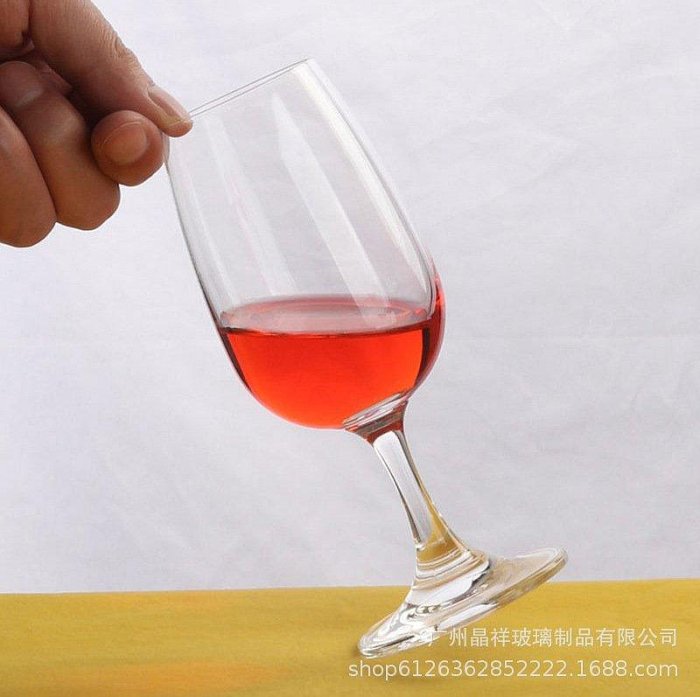 全館免運 ISO葡萄酒品酒杯石島水晶玻璃高腳紅酒聞香品鑒杯品酒師郁金香杯 可開發票