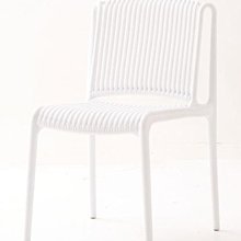 24N【新北蘆洲~嘉利傢俱】露比白色餐椅-編號 (N481-11)