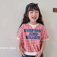 5~15 ♥上衣(RED) PEANUTS-2* 24夏季 PNU240313-038『韓爸有衣正韓國童裝』~預購