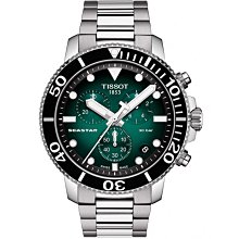 TISSOT 天梭 Seastar 海星300米潛水石英錶 T1204171109101