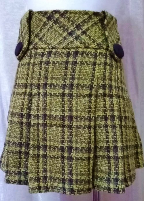 檸檬黃 短裙 (原價1350只要300元)