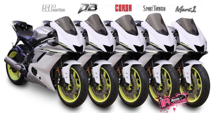 ♚賽車手的試衣間♚ Zero Gravity® YAMAHA YZF-R6 2017-19 SR款 風鏡