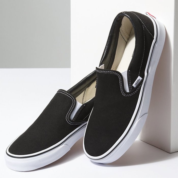 CHIEF’ VANS 美版 CLASSIC SLIP-ON 黑色 帆布 懶人鞋 基本款 US4~12 男女