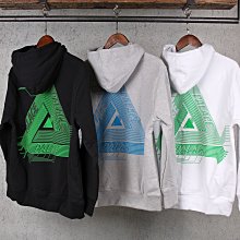 【HYDRA】Palace Surkit Hood 電路板 立體 三角 Logo 帽T 黑 灰 白【PLC58】