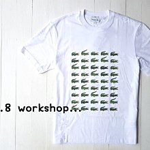 ☆【LA男生館】☆【LACOSTE鱷魚LOGO短袖T恤】☆【LA004F2】(S-M)