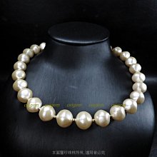 珍珠林~出清特價僅此一件~14MM~變體塑膠珍珠項鍊#415