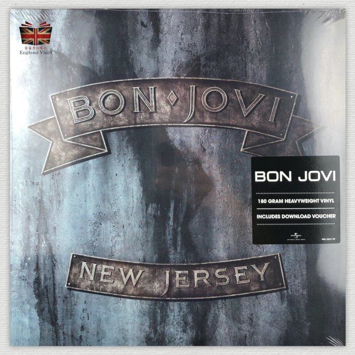 [英倫黑膠唱片Vinyl LP] 邦喬飛/新澤西  Bon Jovi / New Jersey 180g 2LP