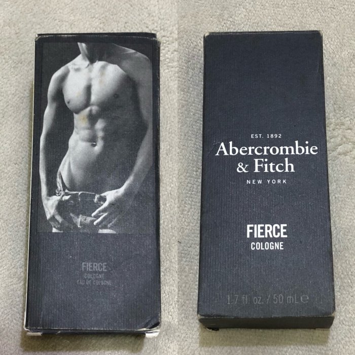 Abercrombie & Fitch (A&F) 肌肉男Fierce 50ml 隨身攜帶約會秘密武器