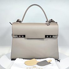 「活動促銷價」比利時的愛馬仕 Delvaux Tempete mm 斑鳩灰 95新