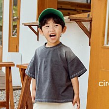 JS~JM ♥上衣(CHARCOAL) CIRCLE CUBE-2 24夏季 CIC240501-008『韓爸有衣正韓國童裝』~預購