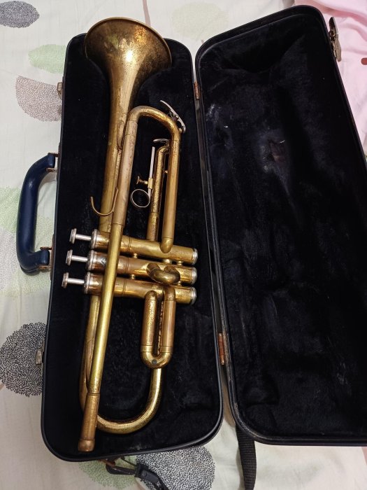 ﹝鐵嘴銅管屋﹞二手樂器一德國Ｂ＆Ｓ Model137 TRUMPET.小喇叭小號.