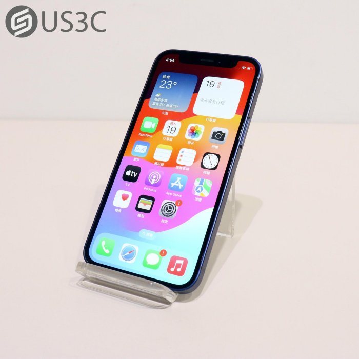 【US3C-青海店】台灣公司貨 Apple iPhone 12 mini 128G 藍色 Face ID 二手5G手機 UCare店保6個月