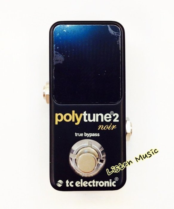 立昇樂器 TC Electronic Polytune 2 NOIR MINI 黑色 地板式調音器