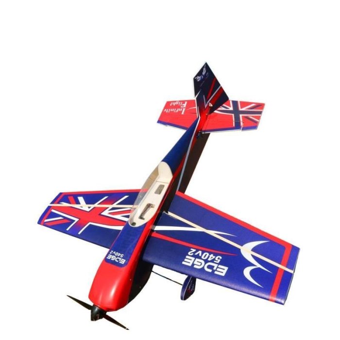 《TS同心模型》英國小姐新塗裝! 未來 PP機 EDGE刀鋒540-V2 47寸，1米2 30E 3D飛機(空機版)