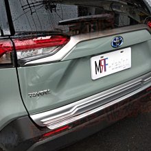 【小鳥的店】豐田 2019-2024 5代 RAV4 RF版 尾門護板+後保桿護板 套餐 防刮 金屬銀