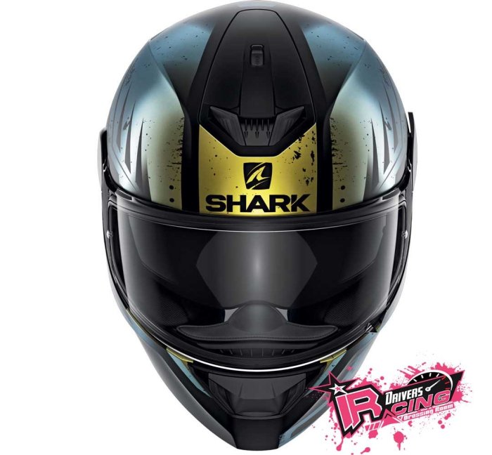 ♚賽車手的試衣間♚ Shark® D-Skwal 2 Dharkov B/Y 變色龍