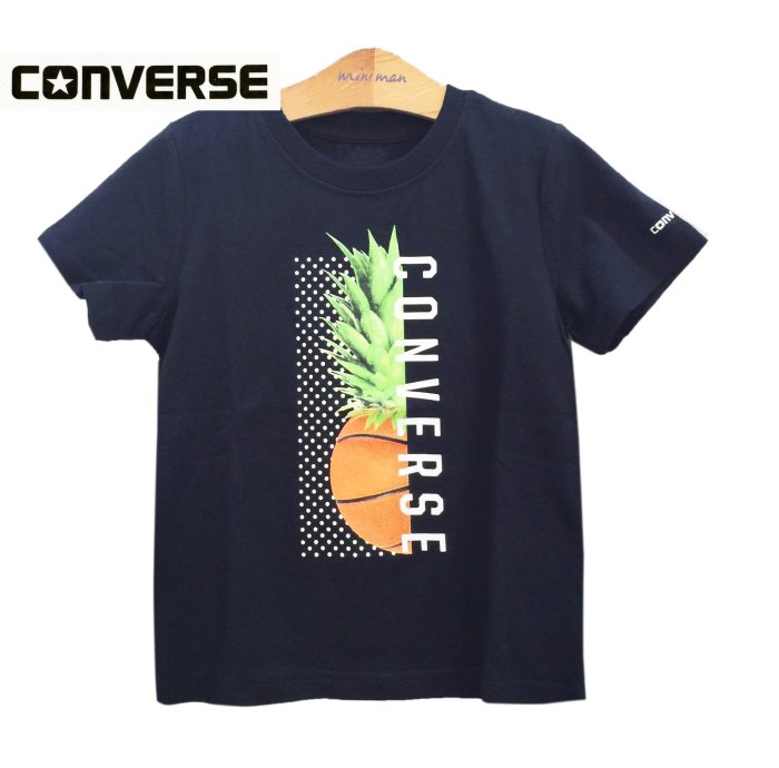 降！佑兒館Converse童裝『全新春夏』視覺設計黑色短袖T恤 115公分
