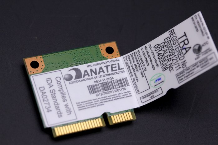 【庫存品】 Mini Pci-e 無線網卡 Dell Dw1506 Atheros Ar5b125 Ar9485