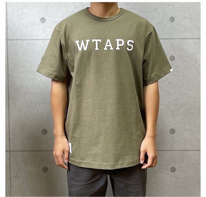 21SS WTAPS COLLEGE SS TEE NAVY Lサイズ