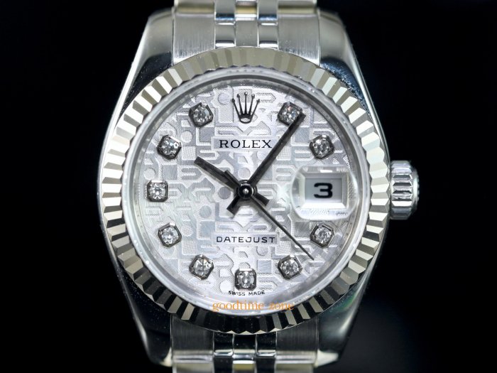 [好時計] ROLEX 勞力士 179174 Datejust 原裝包台10鑽紀念面 26mm LRK086