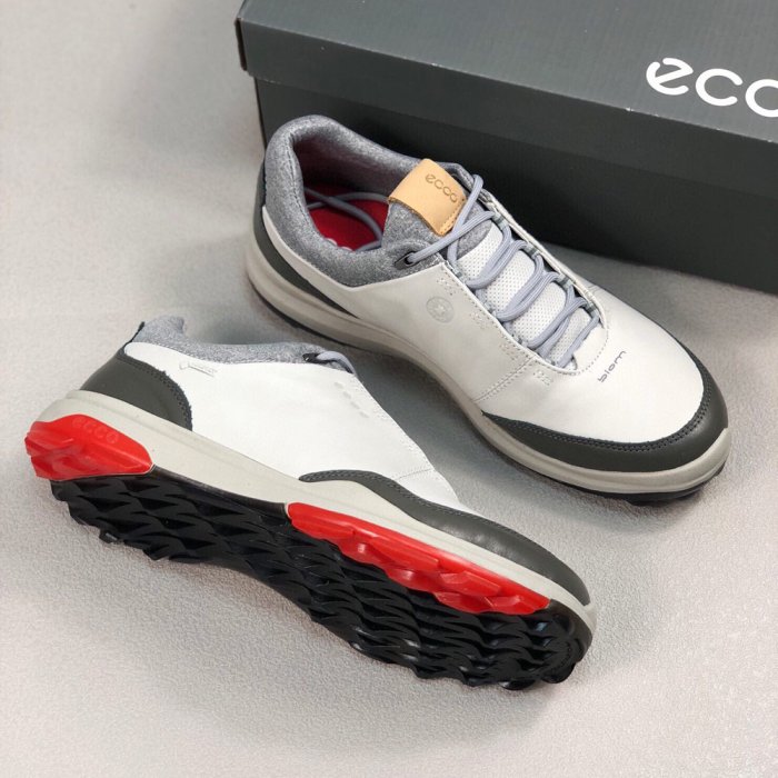 ~ECCO GOLF BIOM 3 高爾夫球鞋 GOLF男鞋 ECCO休閒鞋 頂級皮革 防水 舒適 防滑 155804