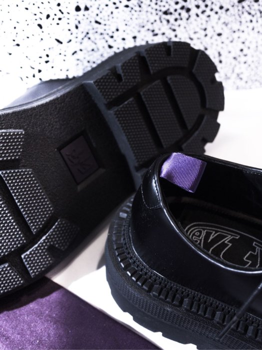 Eytys 10-hole Increase leather boots.（Black) 增高 厚底 短靴 皮革
