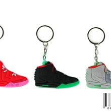 =CodE= 全新NIKE AIR YEEZY 2 KEY RING 螢光鱷魚鑰匙圈(紅.黑.灰).夜光.紅鷹.CHAIN.耳機防塵塞.KANYE WEST