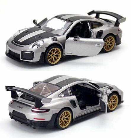 「車苑模型」彩珀 1:32 Porsche 911 GT2 RS 聲光 開門