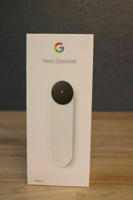 New! 無線款※台北快貨※谷歌Google Nest Doorbell Battery 智慧無線電鈴 AI臉部辨識分析