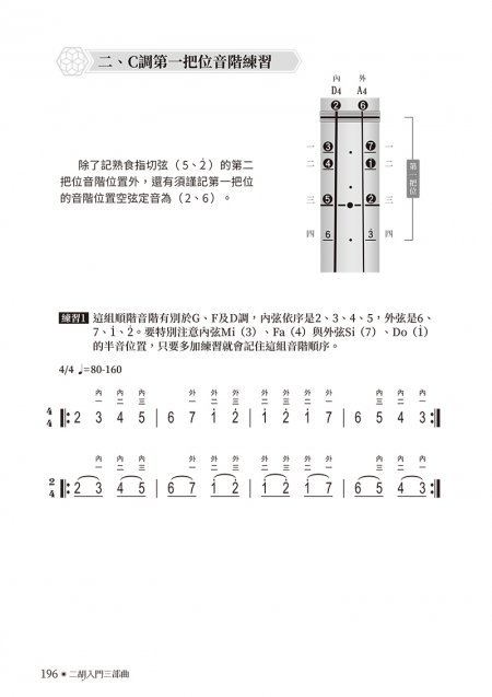 【愛樂城堡】二胡譜=二胡入門三部曲  創新教學 循序漸進 經典民謠流行歌曲