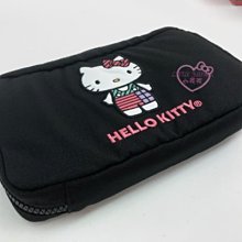 ♥小花花日本精品♥Hello Kitty幾何圖格 工具包 收納包 內有多格層 好方便收納各式小物~3